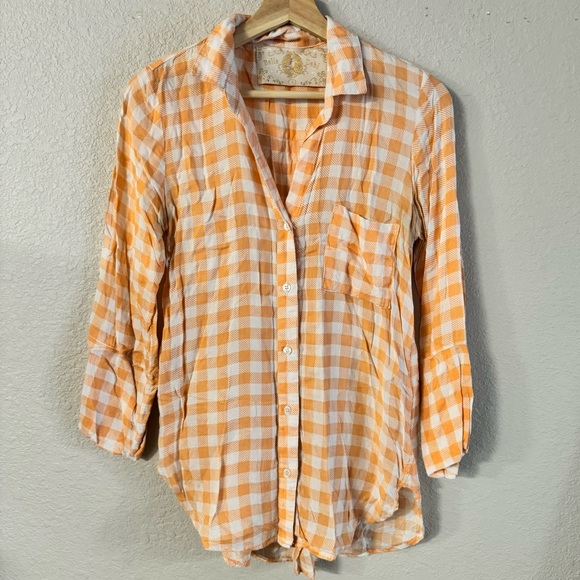 Womens (6) BUNDLE Tanks Shirts T Shirt Spring Casual Basics Camo Gingham small - Picture 4 of 8